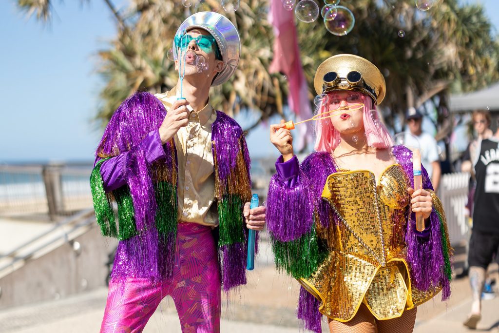 kids festival on the beach fun and bubbles
